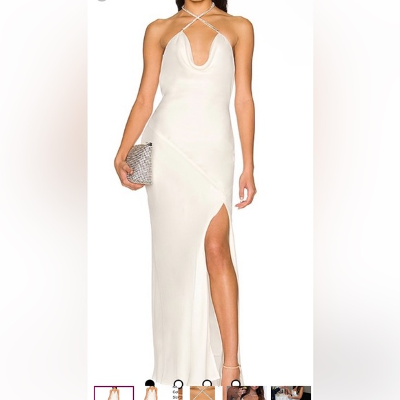 Nicholas size 4 Melia dress ivory